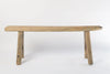 Vintage Rustic Elm Pig Benches