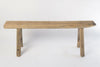 Vintage Rustic Elm Pig Benches