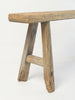 Vintage Rustic Elm Pig Benches