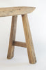 Vintage Rustic Elm Pig Benches