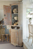 Antique Swedish Gustavian 2 piece Corner Cabinet