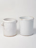 Antique White Italian Confit Pots