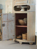 Antique Swedish Gustavian 2 piece Corner Cabinet