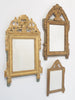 Collection Antique French Gilt Bridal Mirrors