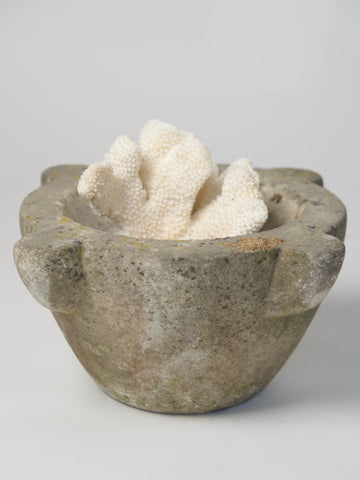 Antique French Marble Mortar and Pestle