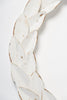 Handcrafted Metal Laurel Wreath with distressed paint finish