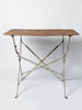 Vintage French Metal Folding Garden table