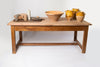 Antique 19th Century French sycamore stretcher table