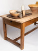 Antique 19th Century French sycamore stretcher table