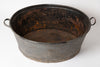 Vintage Belgian large galvanised bath/planter