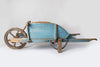 Antique 19th Century French Wheel barrow with original paint