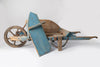 Antique 19th Century French Wheel barrow with original paint