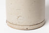 Antique stoneware cider bottle with old label from Digoin, France