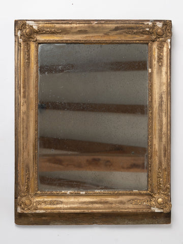 Antique 19th Century French Gilt Mercury Mirror