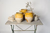 Antique French Marble top Cast Iron Bistro Table