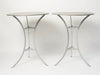 Beautiful French Zinc Topped Bistro Tables