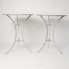 Beautiful French Zinc Topped Bistro Tables