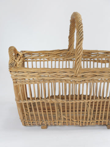 Antique French Baguette Basket