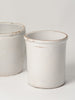 Antique Italian White Confit Pots