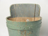 Amazing Antique French Wooden Grape Hopper with leather straps