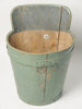 Amazing Antique French Wooden Grape Hopper with leather straps