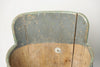 Amazing Antique French Wooden Grape Hopper with leather straps