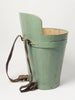 Amazing Antique French Wooden Grape Hopper with leather straps