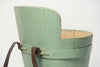 Amazing Antique French Wooden Grape Hopper with leather straps