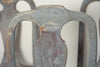 Rare Set of Six Antique Swedish Bergslags Rococo Style Dining Chairs