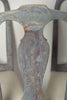 Rare Set of Six Antique Swedish Bergslags Rococo Style Dining Chairs