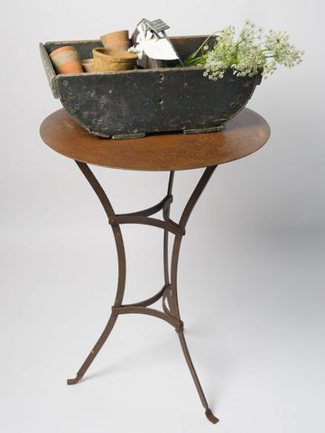 Antique French Metal Bistro Table