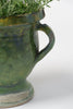 Antique French Provencal Green Confit Pot