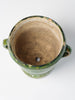 Antique French Provencal Green Confit Pot