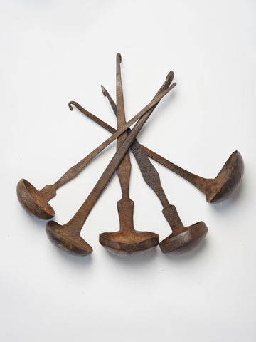 Handcrafted Indian Metal Ladles (small)