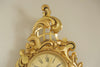 Vintage Swedish Gilt Wood Cartel Wall Clock