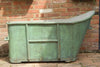 Antique 19th Century French Napoleon IIII Painted Zinc Bath Tub