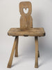 Antique 18th Century Swedish Folk Art Chair from Allmoge