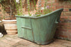 Antique 19th Century French Napoleon IIII Painted Zinc Bath Tub