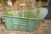 Antique 19th Century French Napoleon IIII Painted Zinc Bath Tub