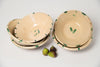 Collection antique Southern Italian earthenware bowls