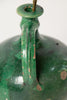 Antique 19th Century French Oil jugs with green glaze