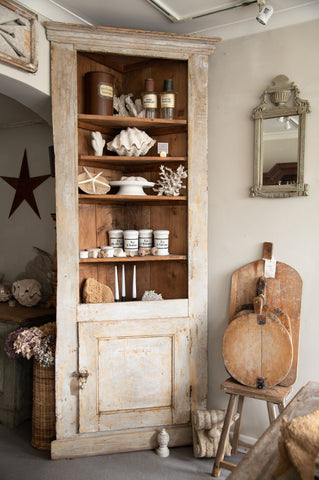 Amazing Antique 19th Century French Corner Cabinet