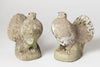Pair Vintage French Stone doves, circa 1950's