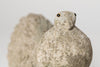 Pair Vintage French Stone doves, circa 1950's