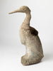 Vintage garden composite stone heron
