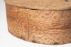 Antique 18th Century Swedish Birch Bentwood box with carvings