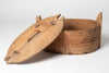Antique 18th Century Swedish Birch Bentwood box with carvings