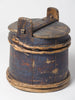 Antique Swedish Wooden Bucket Tub with lid