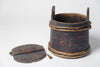 Antique Swedish Wooden Bucket Tub with lid
