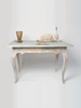 Antique 18th Century Swedish Rococo Table, dry scraped